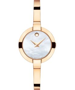 Bela Round White Mother Of Pearl Dial Ladies Watch