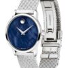 Core Round Analog Blue Mother Of Pearl Dial Ladies Watch