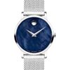 Core Round Analog Blue Mother Of Pearl Dial Ladies Watch