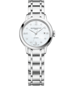 Classima 27mm Diamond-Set Mother-Of-Pearl Automatic Watch