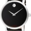 RED LABEL AUTOMATIK EDELSTAHL SCHWARZ LEDERBAND HERRENUHR