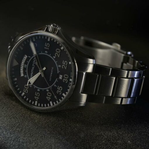 Pilot Day Date Automatic Black Dial Men's Watch