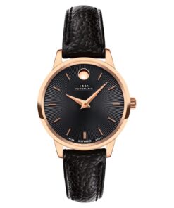 Movado 0607467 1881 Swiss Automatic Black Uhr für Damen