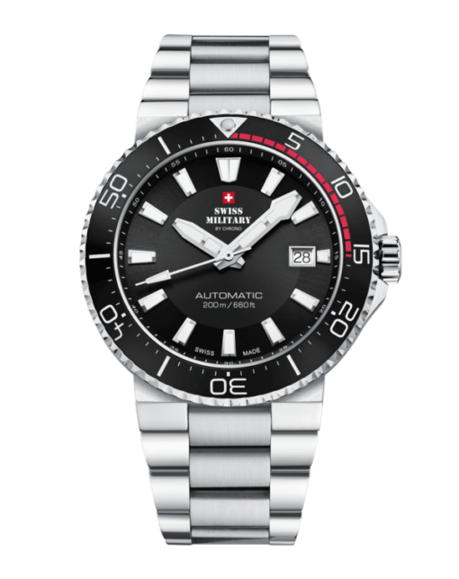 Swiss Military SMA34086.01 – Mechanische Taucheruhr 200M