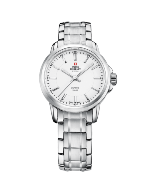 Swiss Military SM34040.02 – Klassische Stahluhr für Frauen